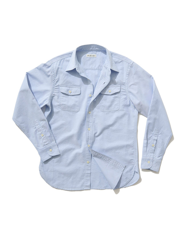 "R" Shirt in New Haven Blue Oxford