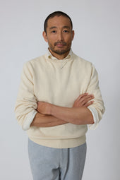 Crewneck Sweater Cotton Moulin