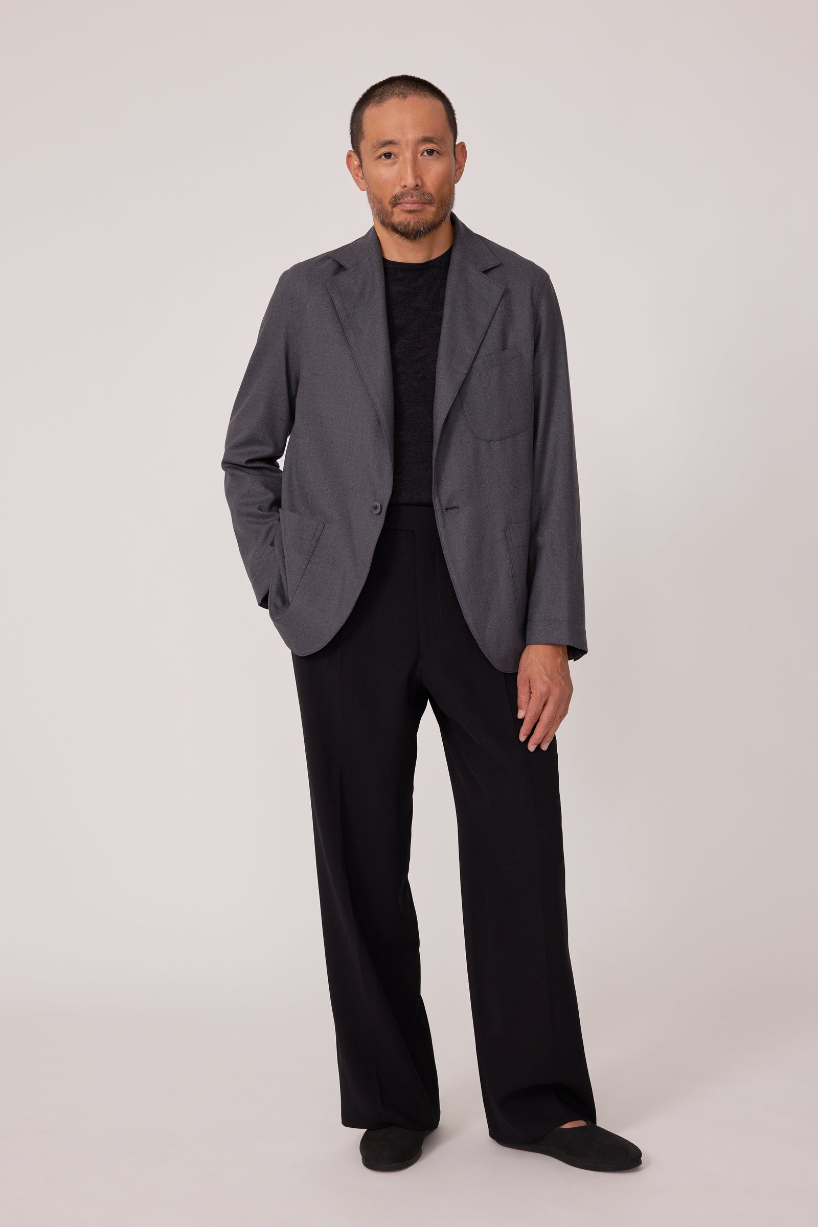Single Breasted Shirt Jacket