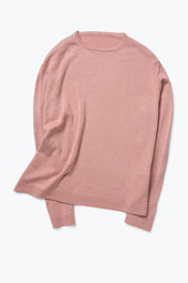 Long Sleeve Knit T Shirt Wool Silk
