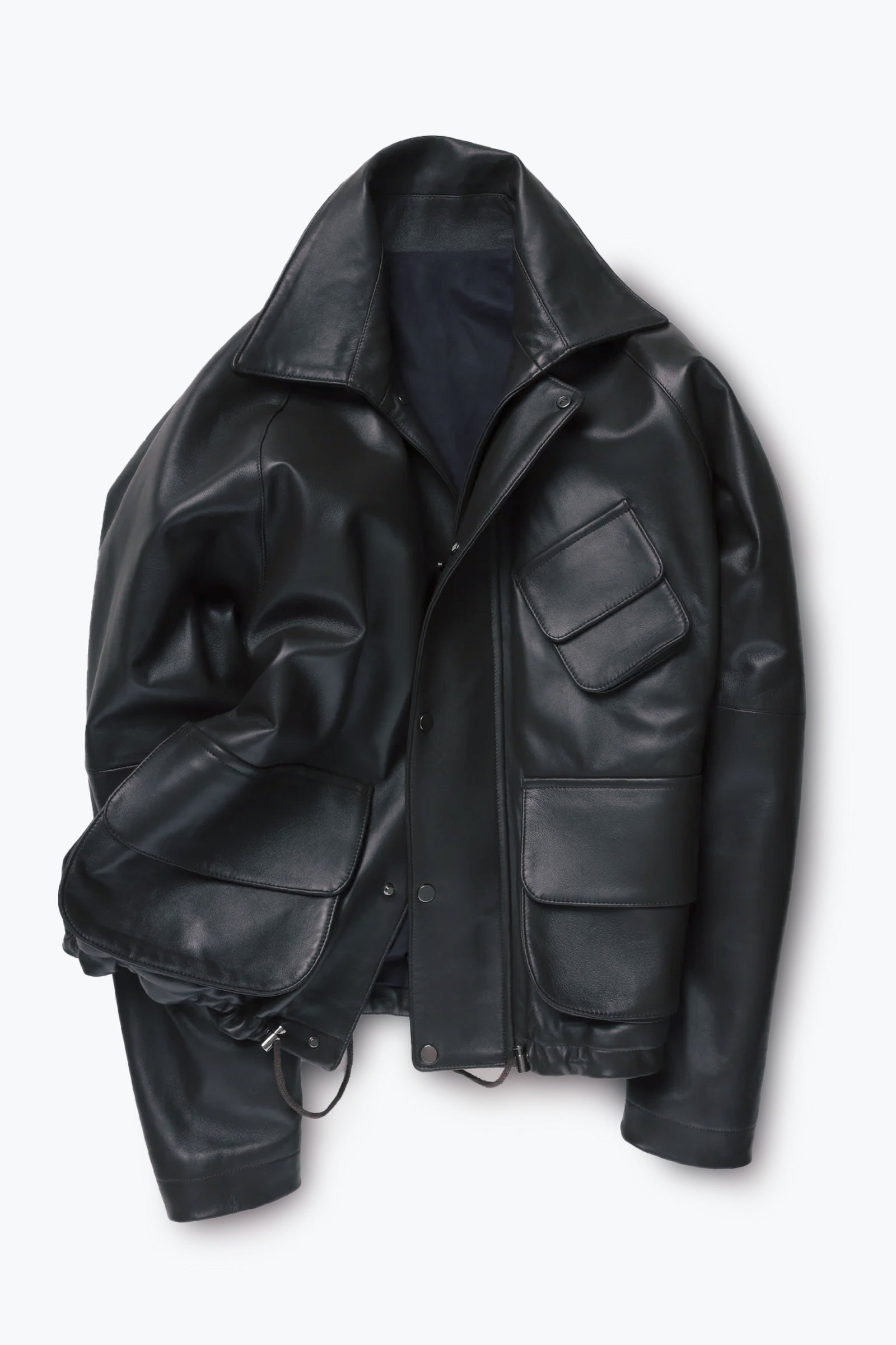Field Blouson Plong Leather