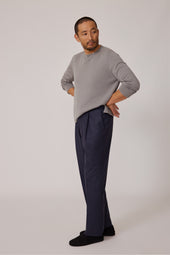 Long Sleeve Knit T Shirt Cashmere
