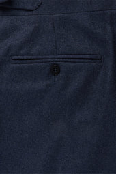 Single Pleat Trouser Moss Flannel
