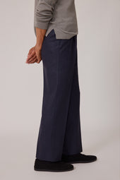 Single Pleat Trouser Moss Flannel