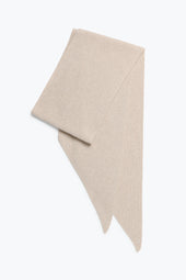 Knit Scarf Undyed Cashmere