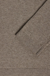 Long Sleeve Knit T Shirt Undyed Cashmere