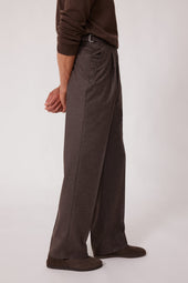Single Pleat Trouser Wool Cashmere Flannel