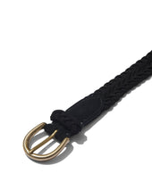 Woven Belt In Suede