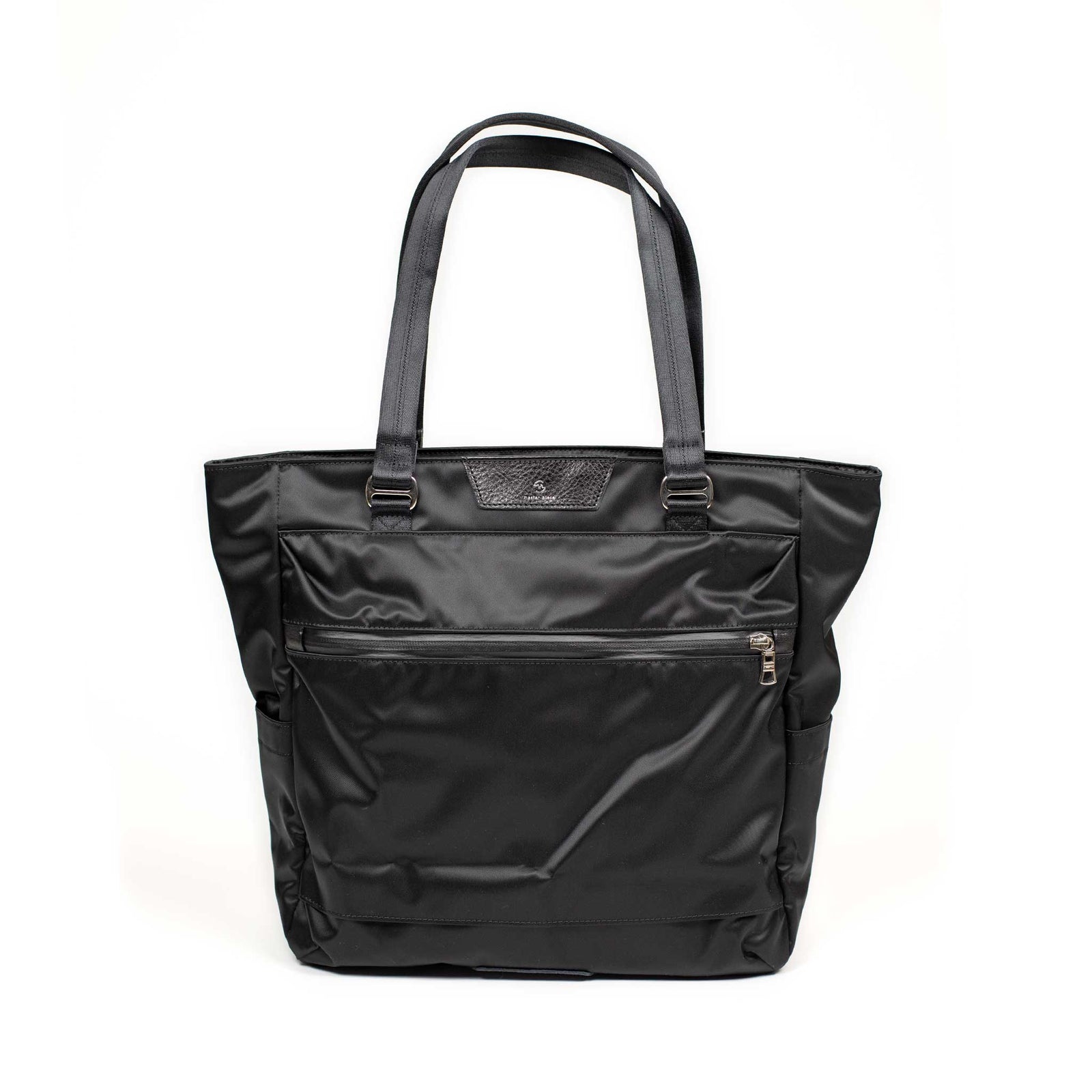 Progress Travel Tote Bag In Nylon And Shrunken Leather
