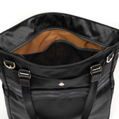 Progress Travel Tote Bag In Nylon And Shrunken Leather