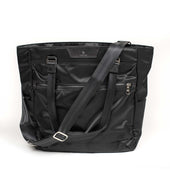 Progress Travel Tote Bag In Nylon And Shrunken Leather