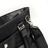 Progress Travel Tote Bag In Nylon And Shrunken Leather