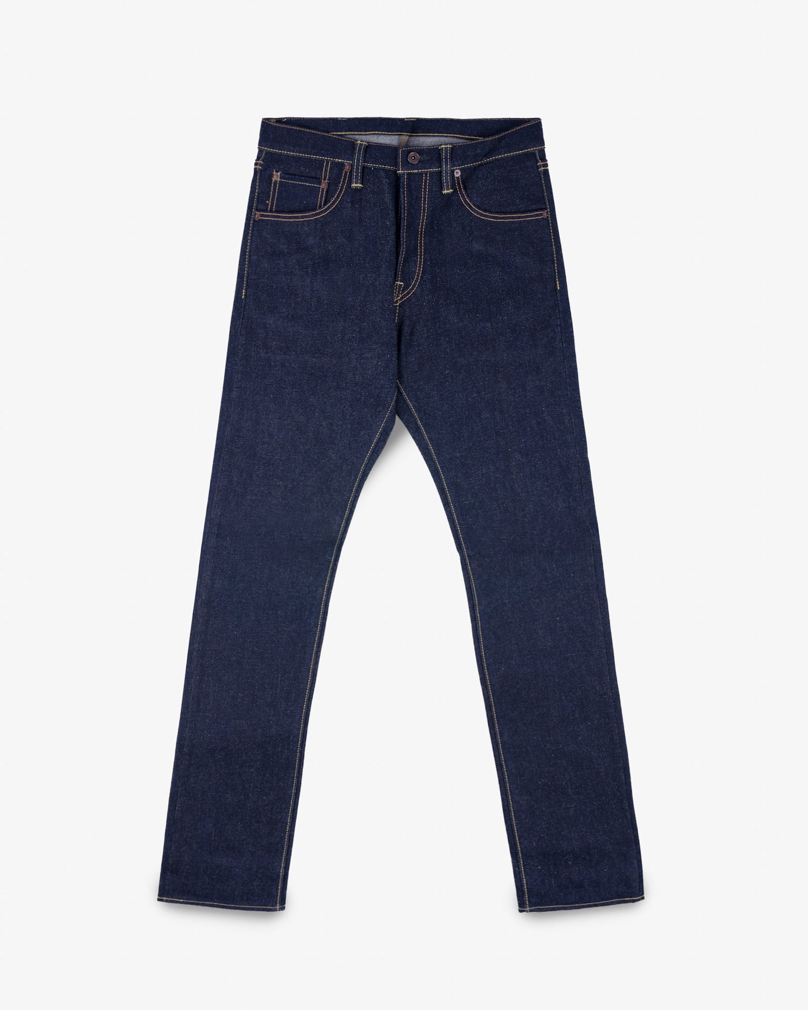 21/23oz Ultra Heavy Raw Selvedge Denim Slim Cut Jeans - Indigo