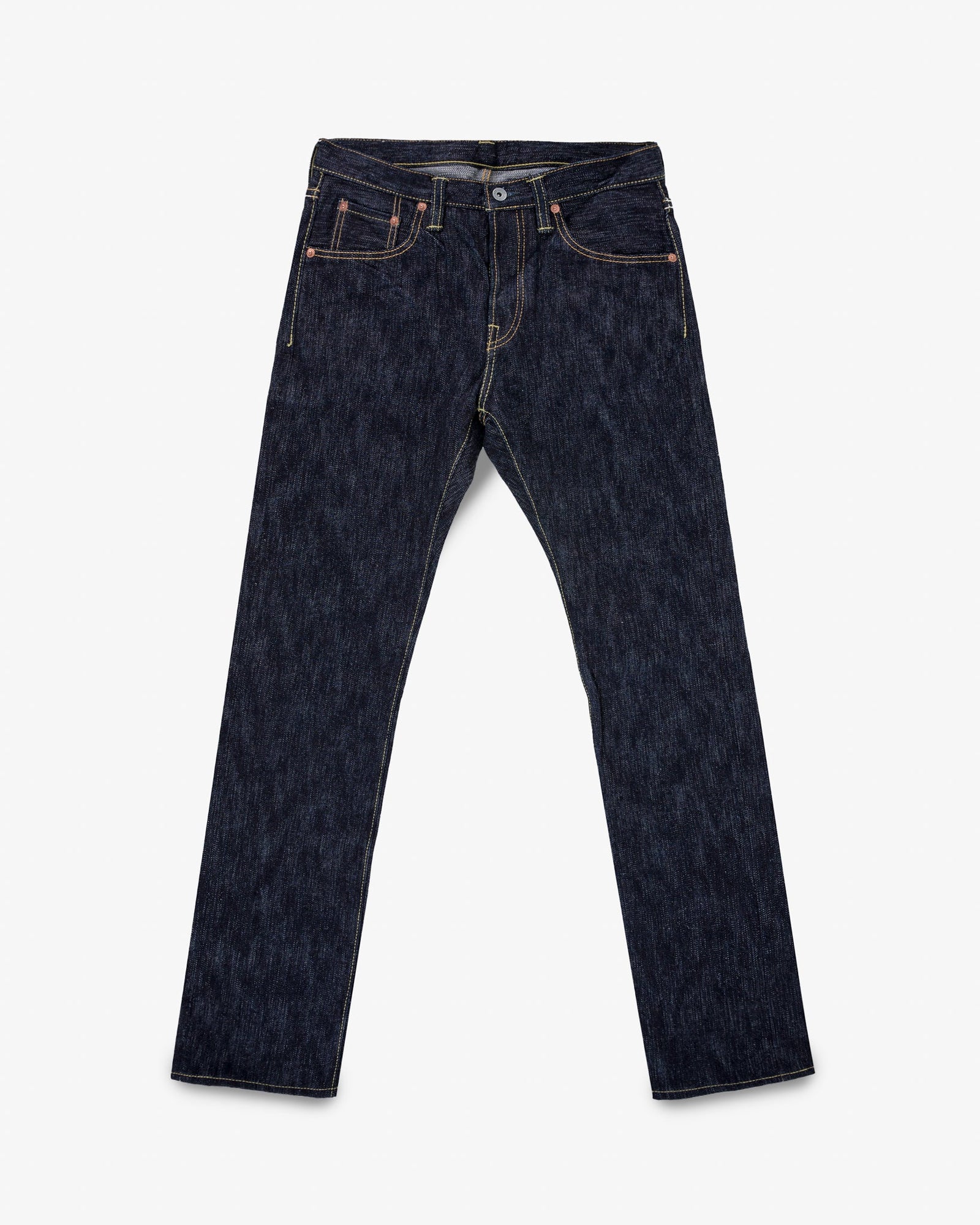 16oz Slubby Selvedge Denim Slim Cut Jeans - Indigo