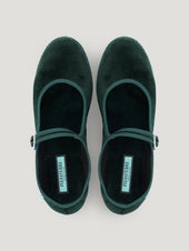 Mens Velvet Dark Green Mjs