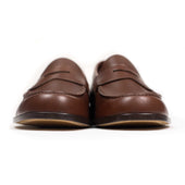 Aurland Penny Loafer In Oak Brown Calf