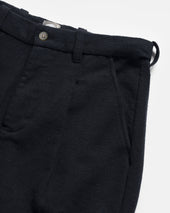 Jian Single Pleat Pant Blavy Handspun Cotton Canvas