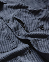 Tizi Mountain Shirt Turbulence Blue Exploded Ripstop Cotton