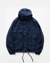 MUELLER TANKER JACKET - NAVY LINEN TWILL