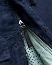 MUELLER TANKER JACKET - NAVY LINEN TWILL