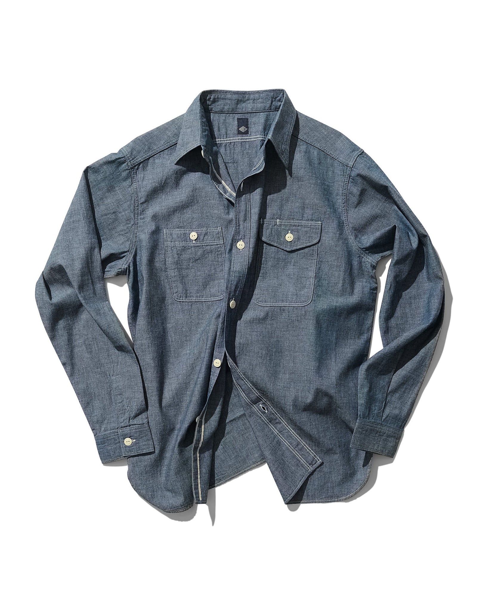 Work Shirt In Light Selvage Chambray