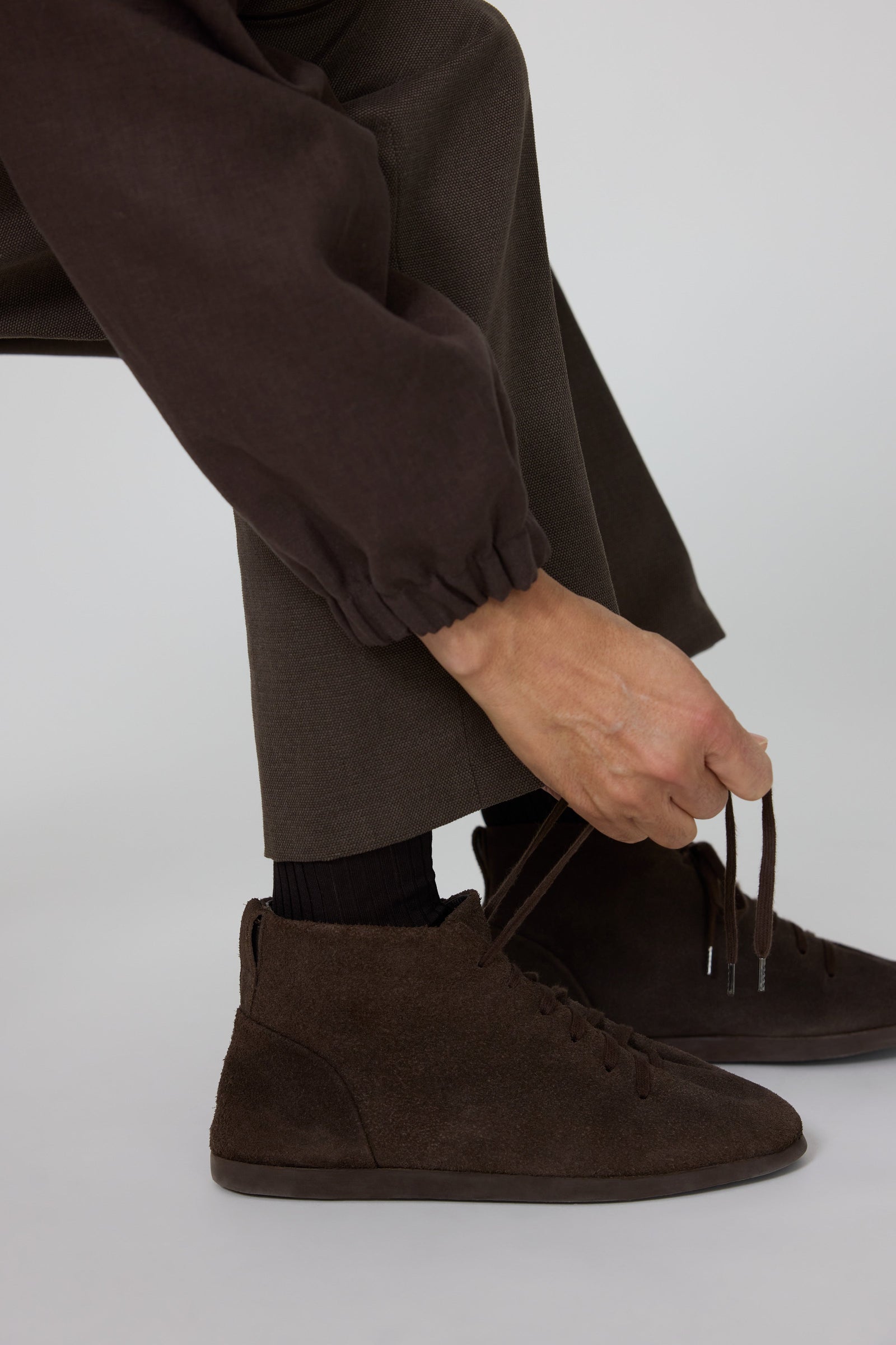 Pleated Boot Suede