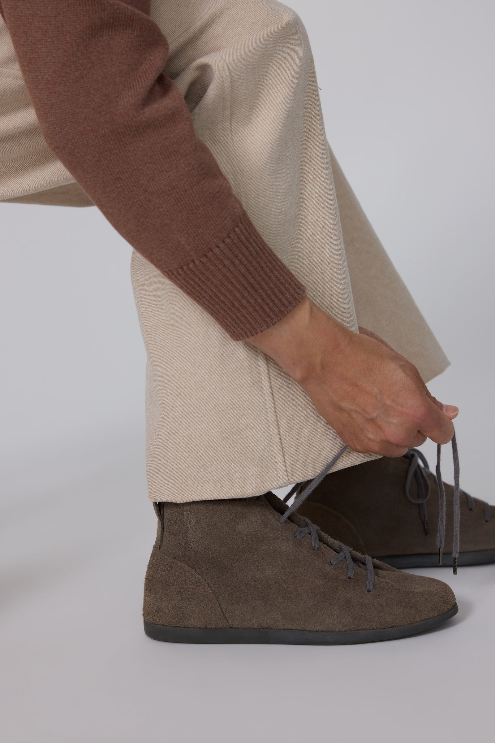 Pleated Boot Suede