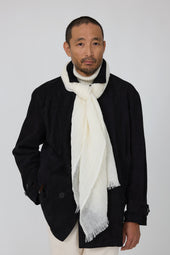 Scarf (Ivory Cashmere Linen)