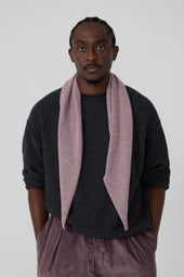 Diamond Scarf (Lilac Naturally Dyed Merino Wool)