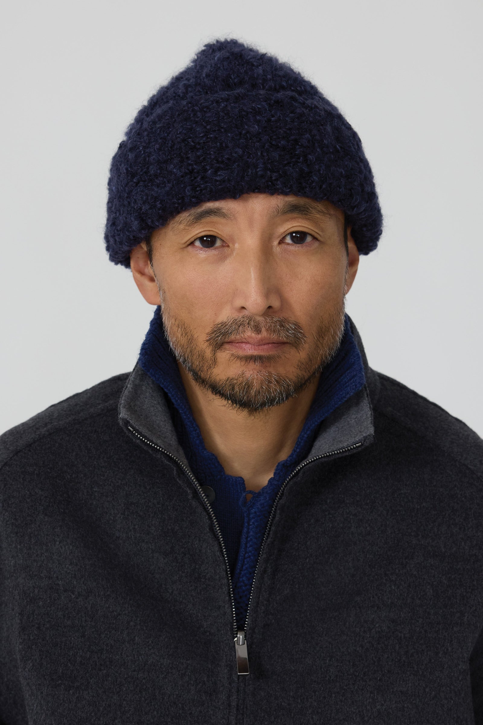 Watch Cap Mohair Wool Silk