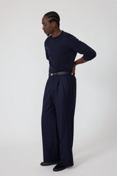 Long Sleeve Knit T Shirt Cashmere