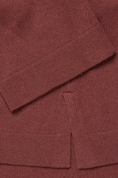 Long Sleeve Knit T Shirt Cashmere