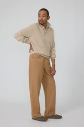 Ribbed Popover Undyed Cashmere