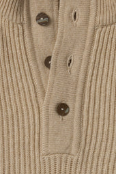 Ribbed Popover Undyed Cashmere