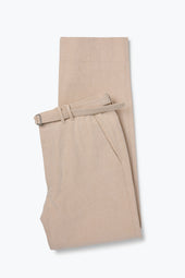 Plain Front Washable Trouser Upcycled Cotton Twill