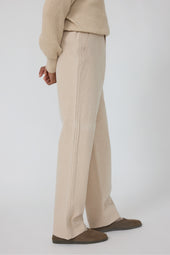 Plain Front Washable Trouser Upcycled Cotton Twill