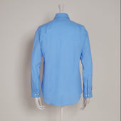 Classic Fit Linen Shirt In Lagoon