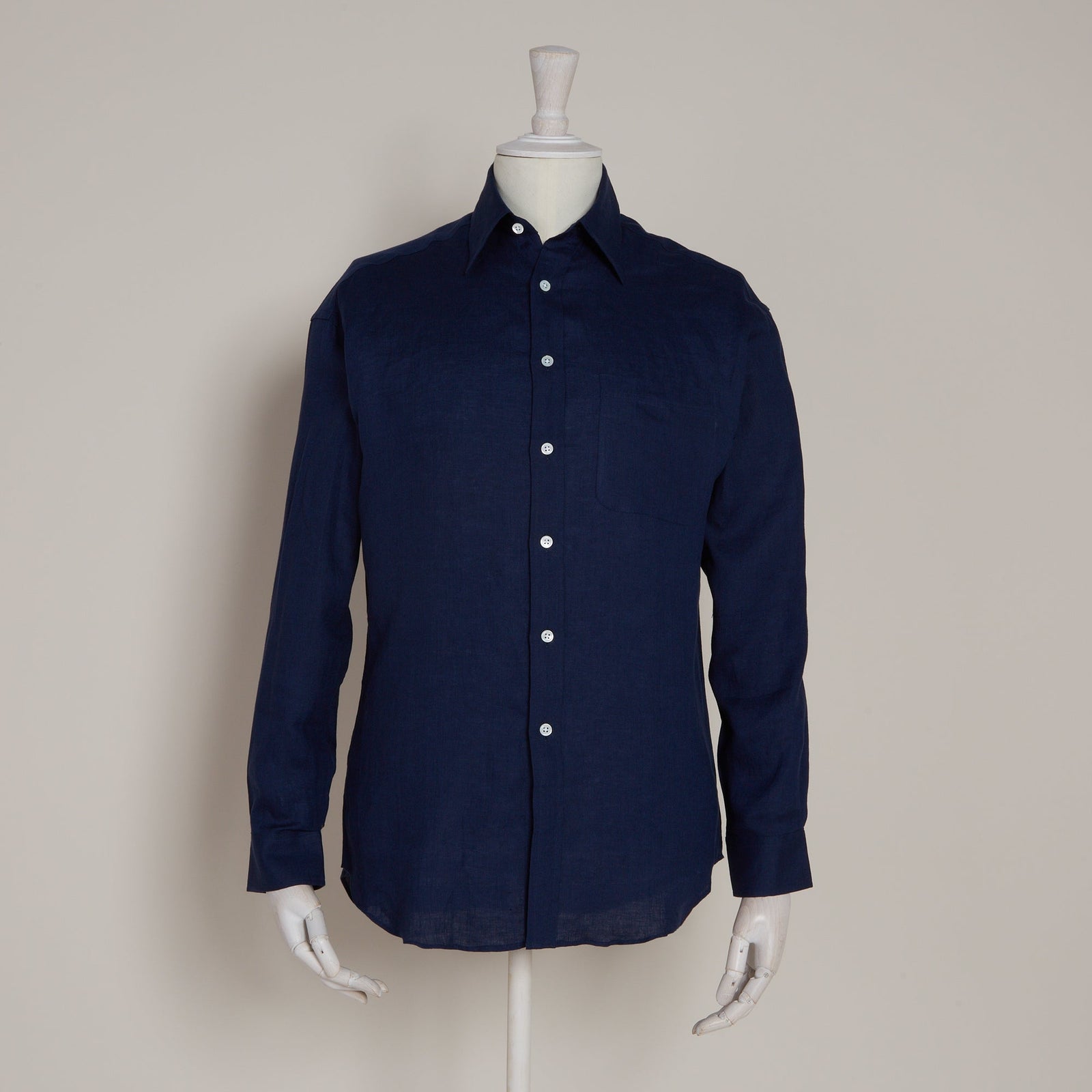 Classic Fit Linen Shirt In