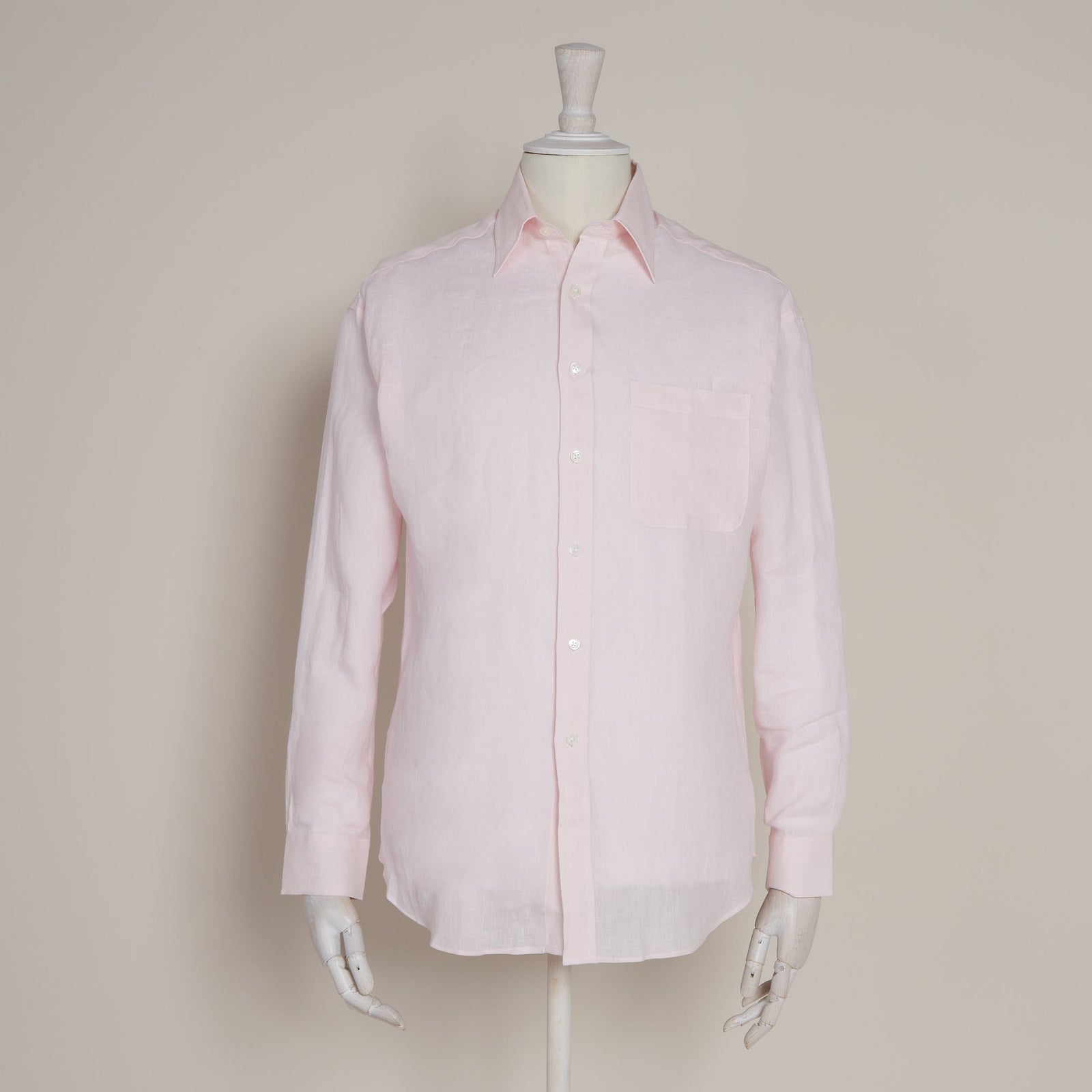 Classic Fit Linen Shirt In