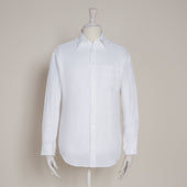 Classic Fit Linen Shirt In White
