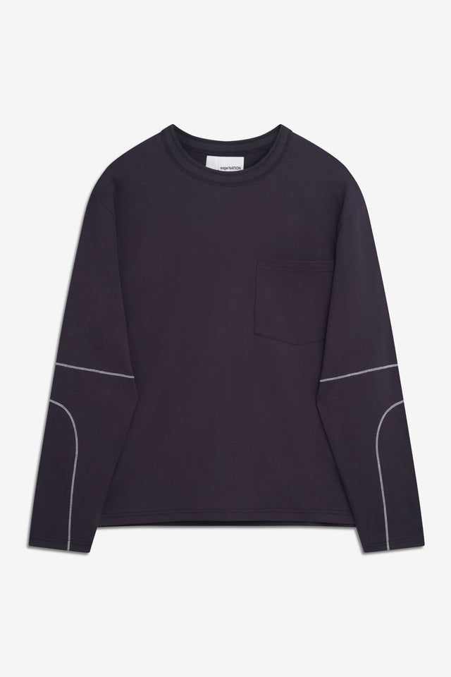 Long Sleeve Lock Tee - Navy