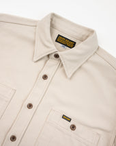 13oz Oxford Cloth Work Overshirt - Ivory