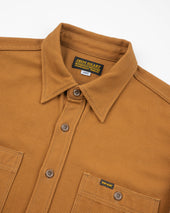 13oz Oxford Cloth Work Overshirt - Camel