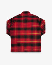 Heavy Flannel Rider’s Overshirt - Red