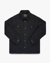20oz Paraffin Coated Duck Chore Jacket - Black