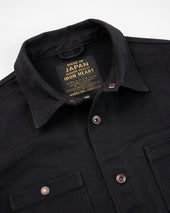20oz Paraffin Coated Duck Chore Jacket - Black