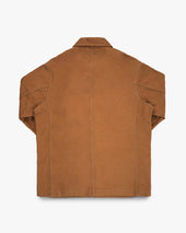 20oz Paraffin Coated Duck Chore Jacket - Brown