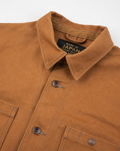 20oz Paraffin Coated Duck Chore Jacket - Brown