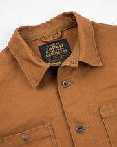 20oz Paraffin Coated Duck Chore Jacket - Brown