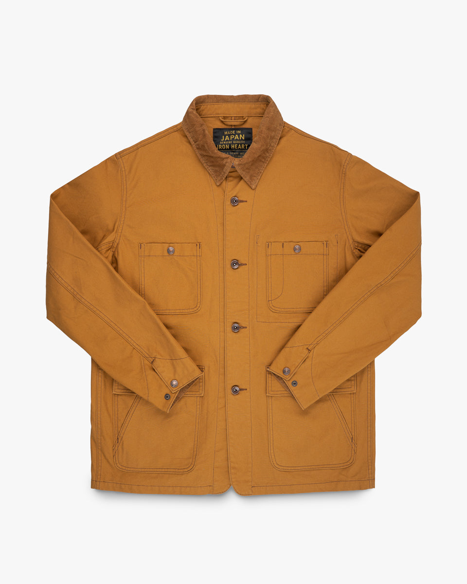 10oz Kurashikizome® Organic Cotton Duck Chore Jacket - Brown